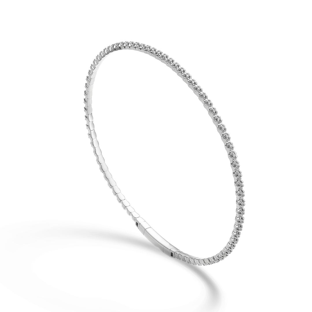 Golay br 18k tennis flex diam. 0,18 ct hvidguld 17 cm GBFLEX006DIO4