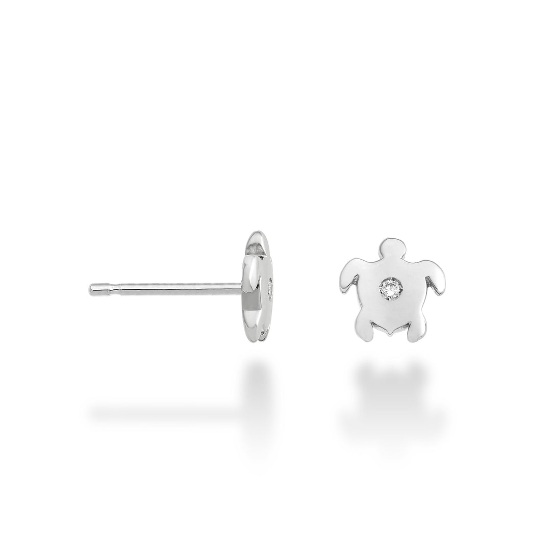 Nihama sau coajă de țestoasă de 18k aur alb de 0,02 ct NO5111O4BR002