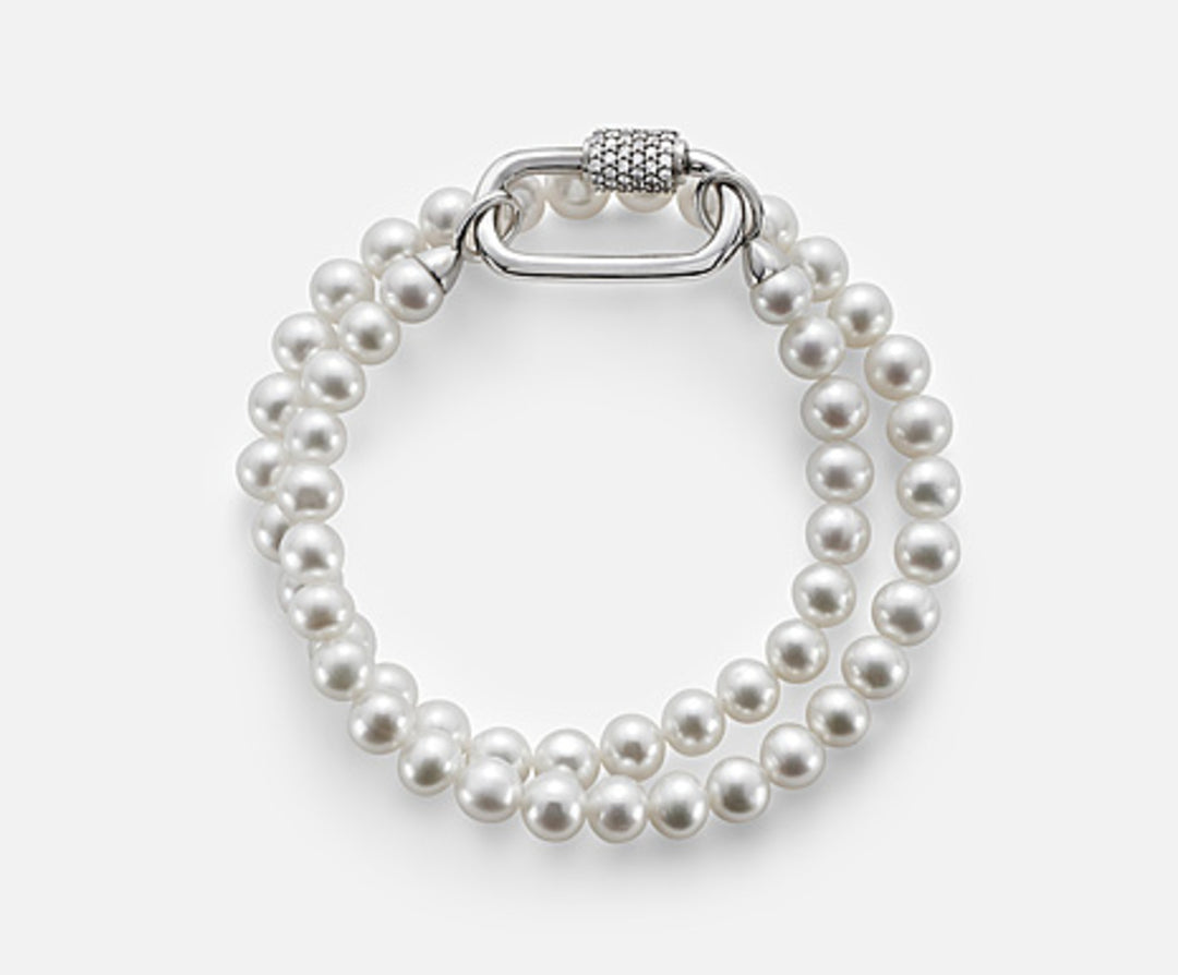 Nihama br ag925 fw 6,5/7 gema branca swarovski NB7402A4FCBI065