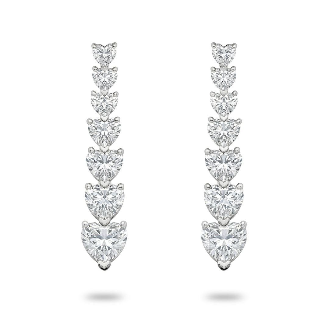 X-Diamond ή εργαστήριο 18kt g.d. καταρράκτη επτά σκαλωτές καρδιές από το μικρό ct. 5,48-κλιμάκωση 1,00x2-0,50x2-0,40x2-0,30x2-0,18x2-0,16x2-0,15x2 TXDOPU009O4CUBI548
