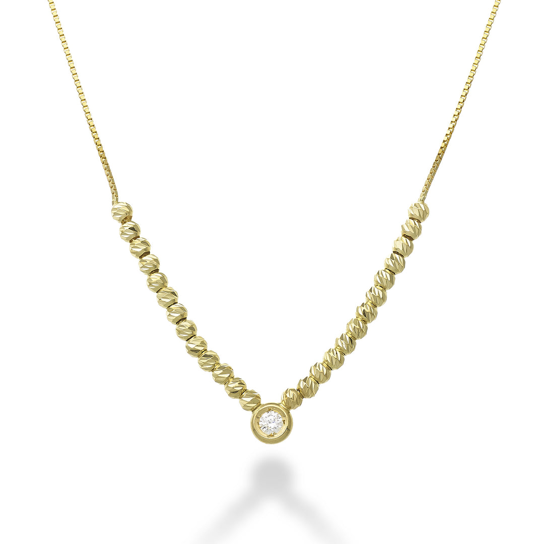 Mikiko cl 18k ct.0.03 - espelhado - ouro amarelo MD5038O1BR003