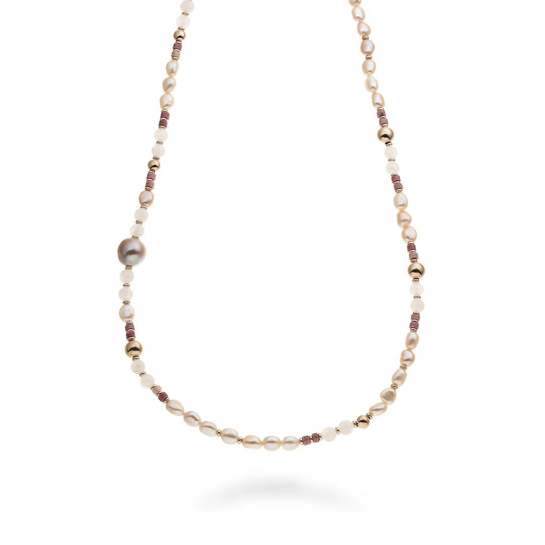 Nihama cl ag925 fw mu bar 6/7 nucl.12/14 quartz rose 6mm cm.60 NC7135A3QUARZOROSA