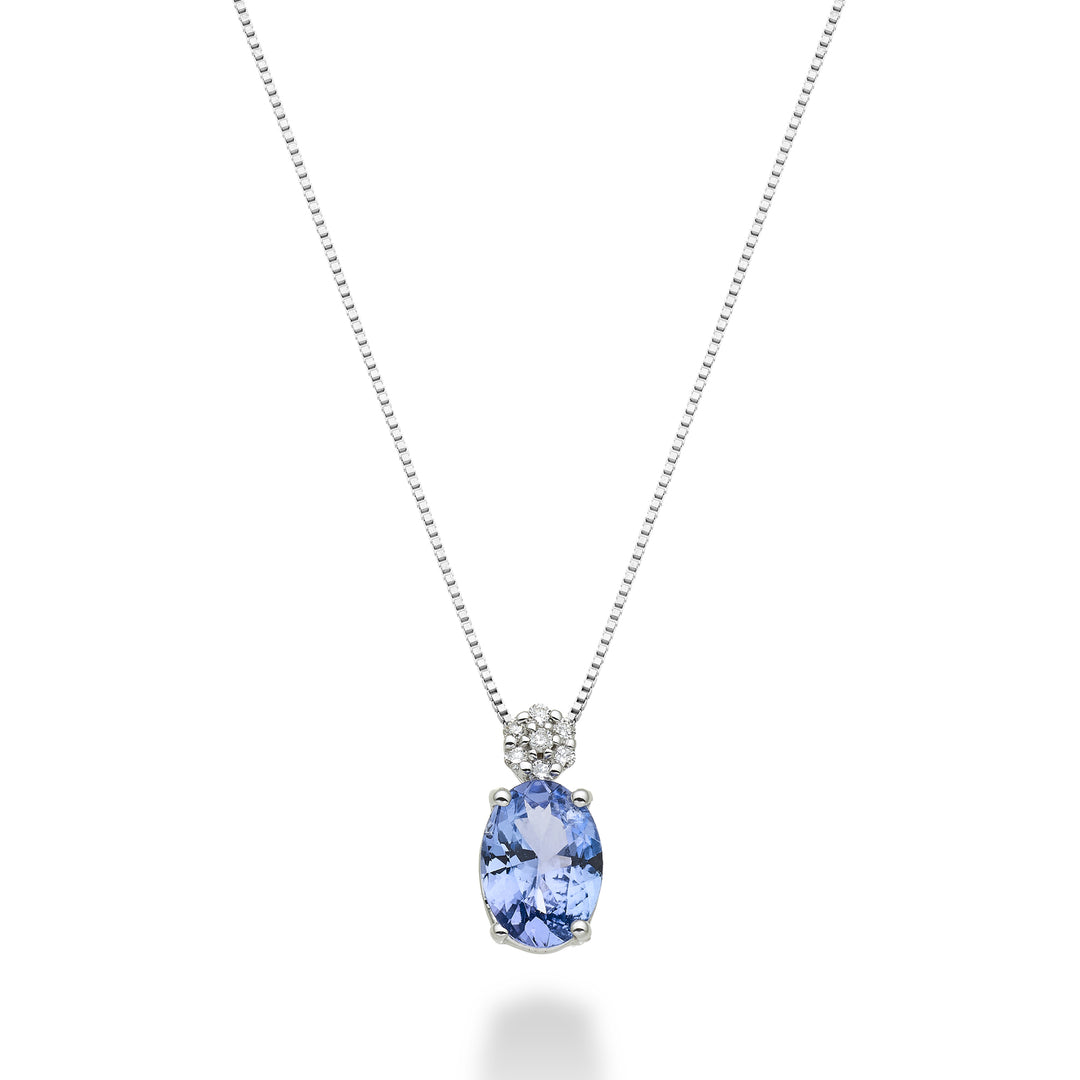 Mikiko cl 18k tanzanit n. ovális 7x5 ct.0,60 átm. 0,05 ct MD5025O4TZN