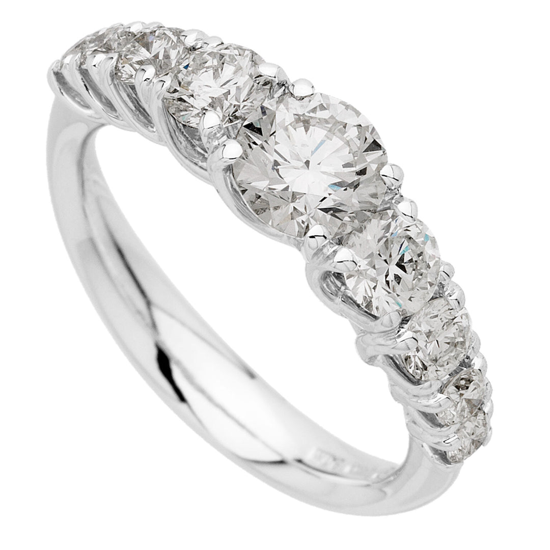 Anillo escalar Golay Grace Riviera 9 piedras ct. total 1.00 ABTRE2214-21130110001