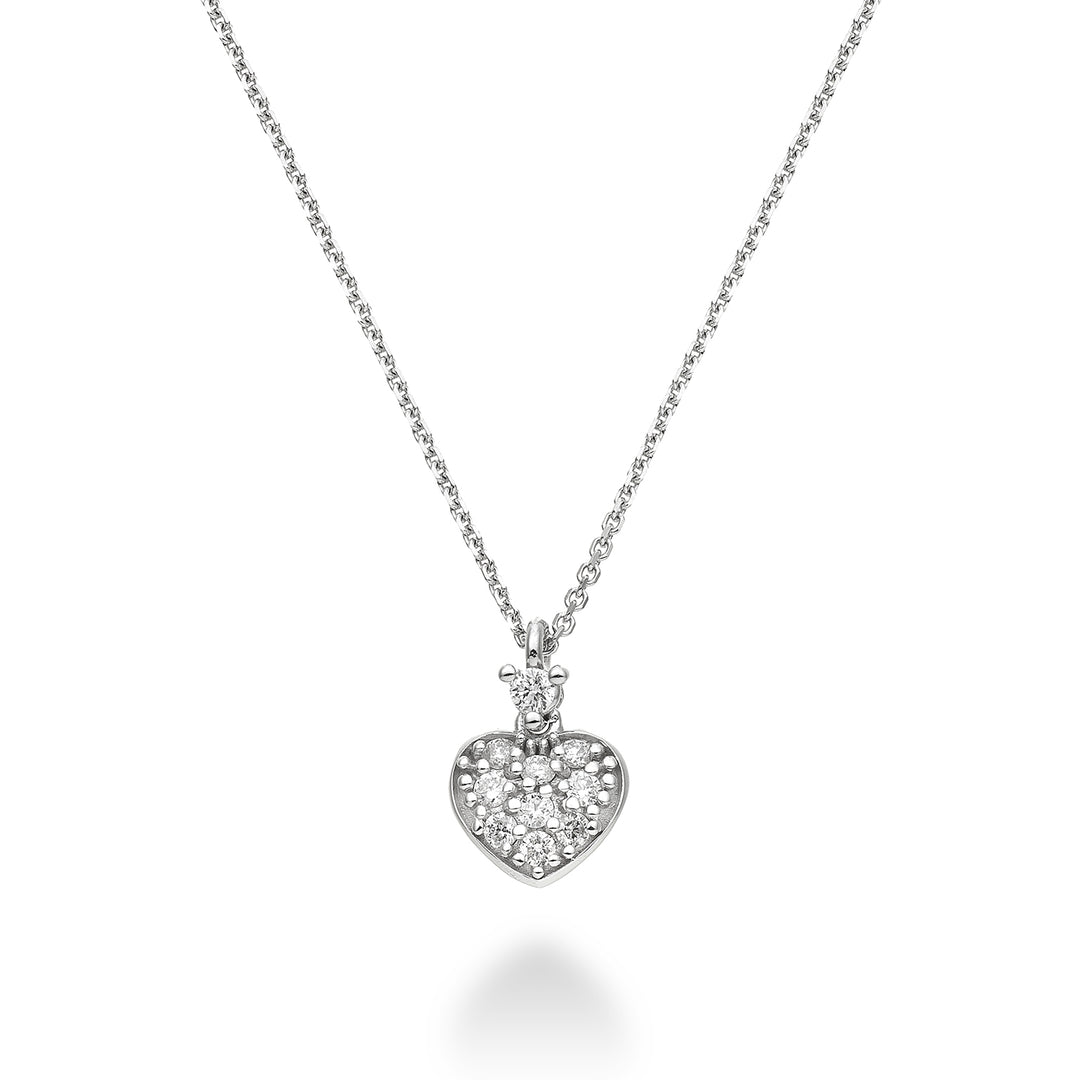 Golay cl 18k 0,15 ct kupolás szív 1-es méretű fehérarany kat. fehér GD5092O4BR014-1