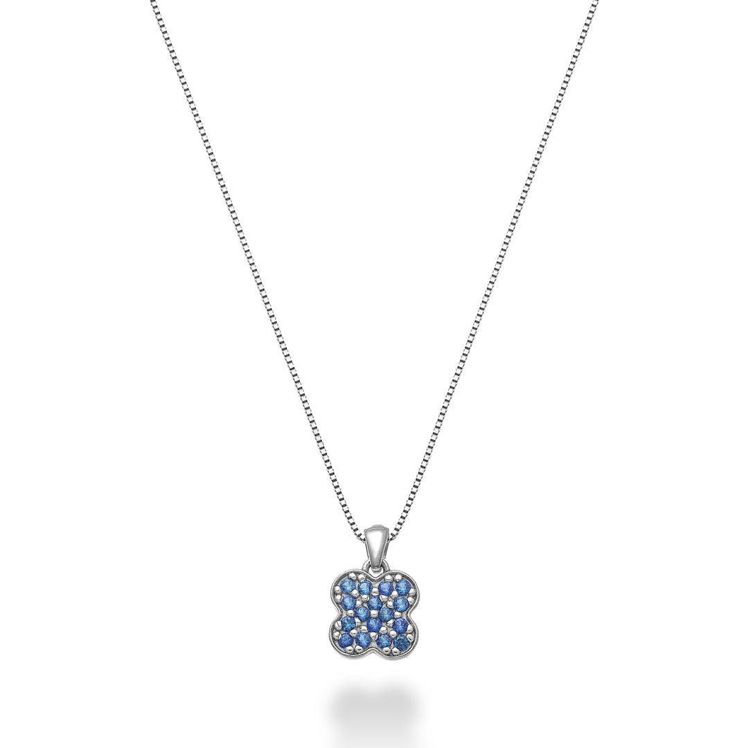 Mikiko cl 18k klavertje vier saffieren 0,12 ct MD5163O4ZFR