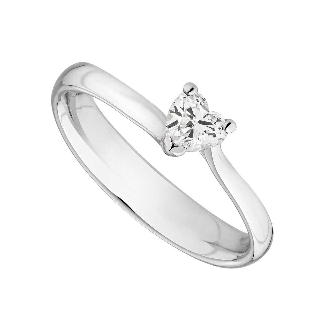 Pasjans w kształcie serca World Diamond Group Valentino Cent. 0,25 ASC002DI3-18300110009