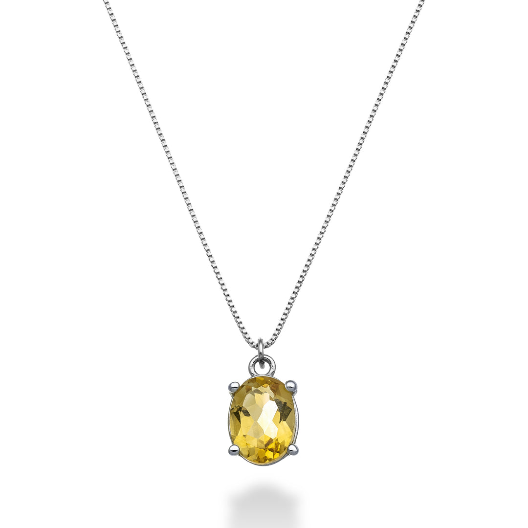 Nihama cl 18k citrino oval 8x6 ct.1,10 ND5142O4CITR