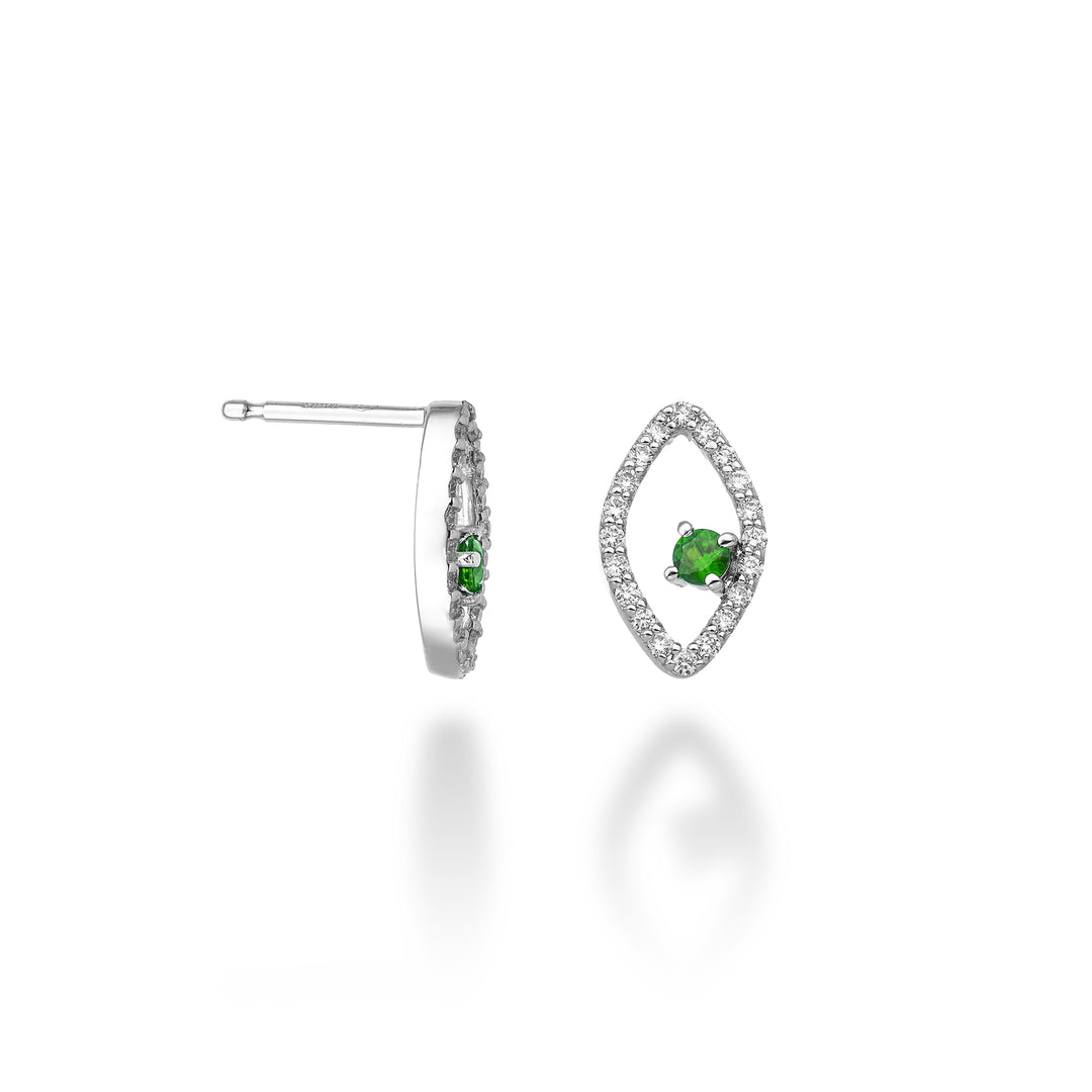 World Diamond Group sau smarald „ochi” de 18k n. ct. 0,14 dia ct. 0,30 GO5140O4SMN044