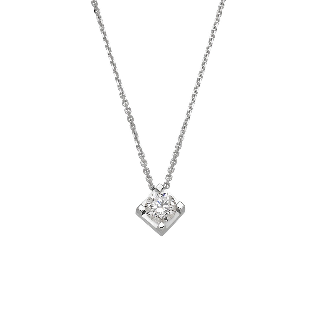 Golay necklace with diamond-shaped light point pendant GIM006R-23142110041