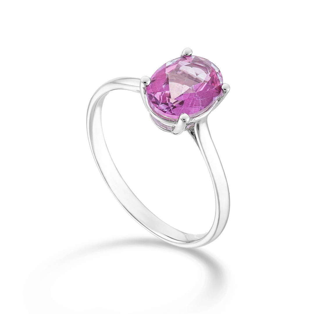 Nihama an 18k topazio pink ovale 8x6 ct.1,40 NA5172O4TPPK