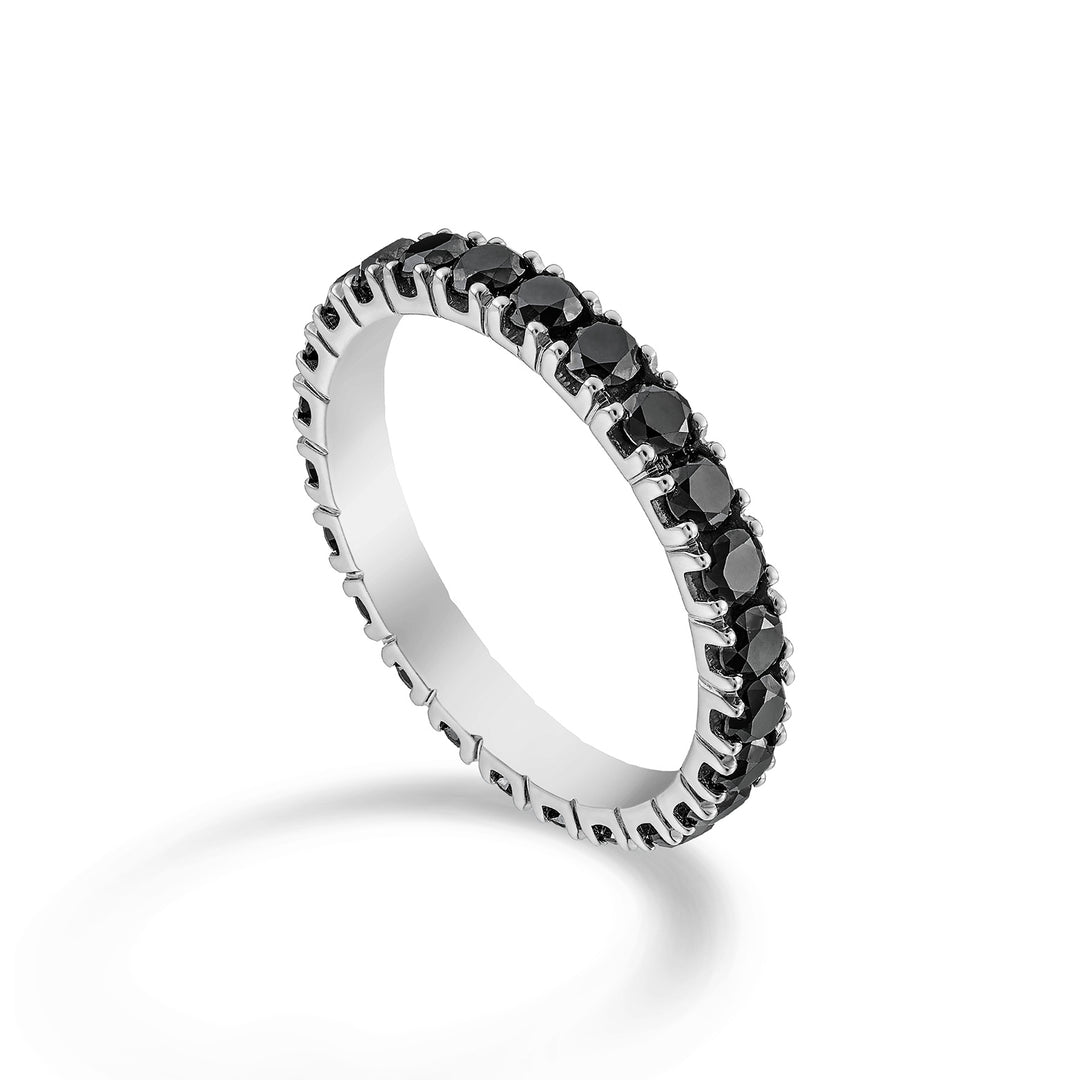 Golay finger ring d. black ct 3.00 white gold size 21 AETL022BK200B-21-23164110083