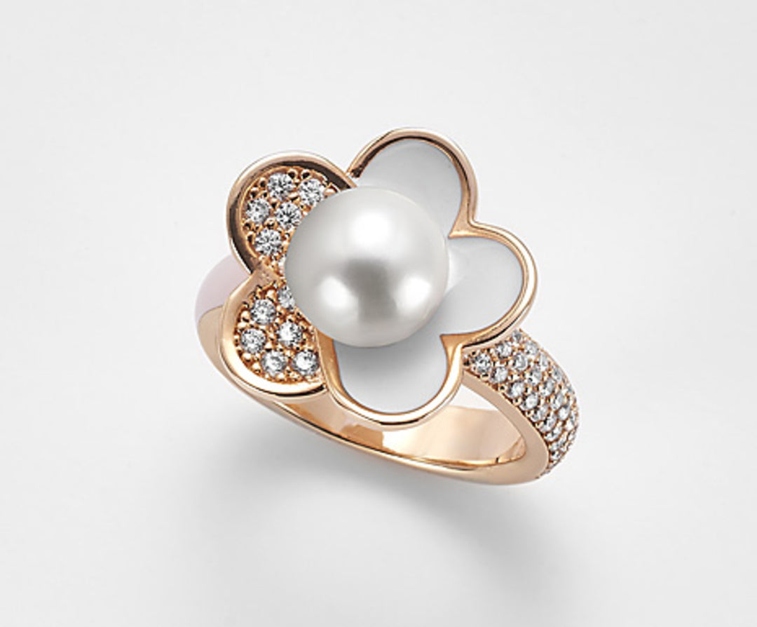 Nihama an ag925 fw bot 8,5/9 gem swarovski wit emaille NA7156A3BIANCO0