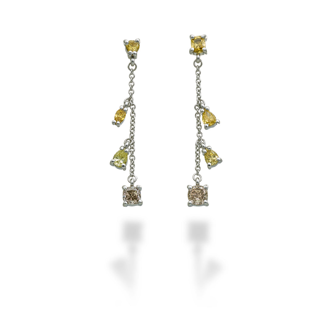 Golay diamant vedhæng øreringe fancy blandede former OCL743DFY-25213110007