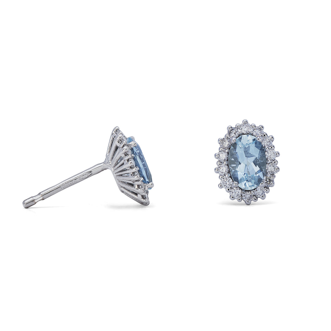 Mikiko ou água-marinha oval 9k 6x4 ct.0,60 diam. 0,26 ct MO5068R4AM
