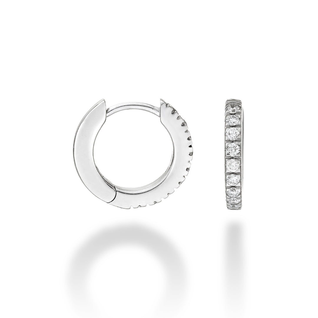 Mikiko or 18k ct.0,29 mis.3 oro bianco diam. est. 13,5mm MO5079O4BR029-3