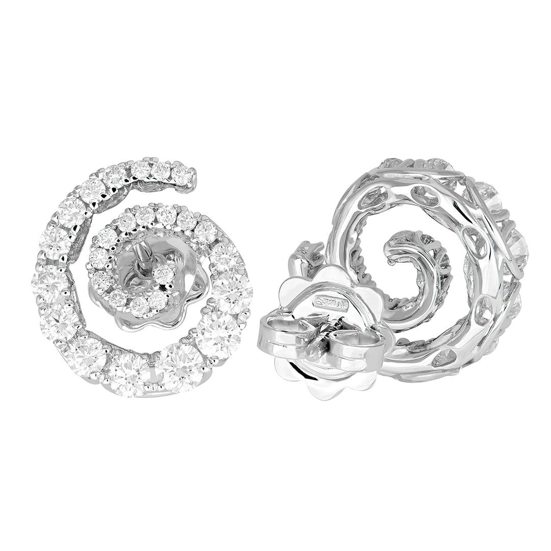 Golay spiral øreringe ct. 0,93 OAB2851-22131110027