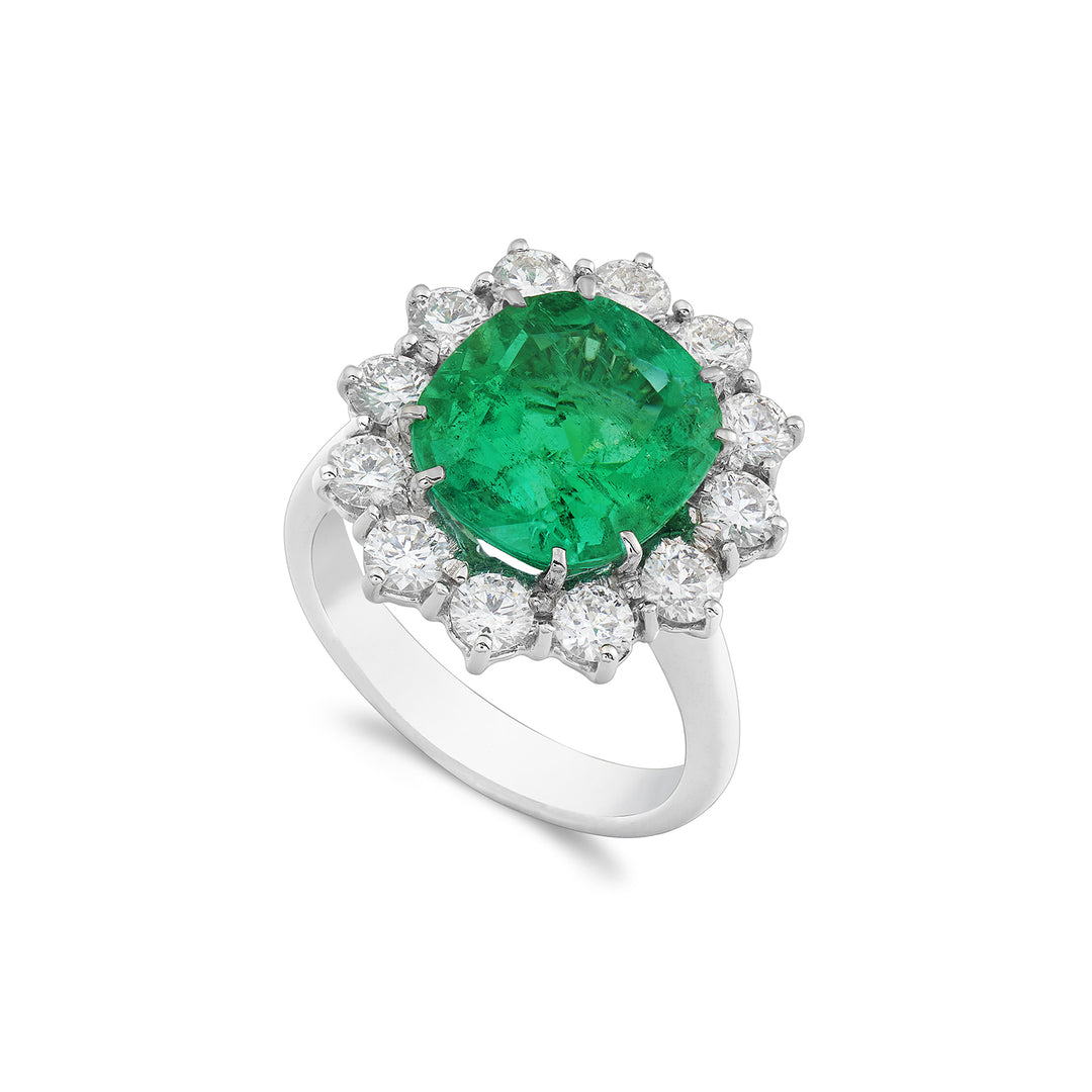 월드다이아몬드그룹 오벌 에메랄드 반지 5.75ct ASM09-15348110074