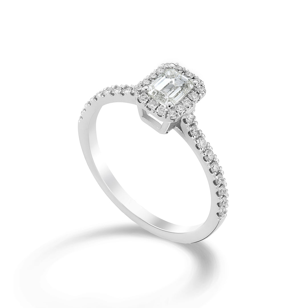 Golay diamantový prsten oct 5x4 obrys a zapuštěný dřík ACLCEM001D40-22329110010