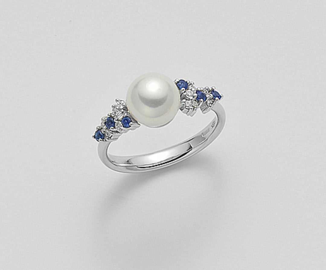 Nihama und 18k vw 8/8,5 ct. 0,12 Saphire 0,30 ct NA0638O4FABI080