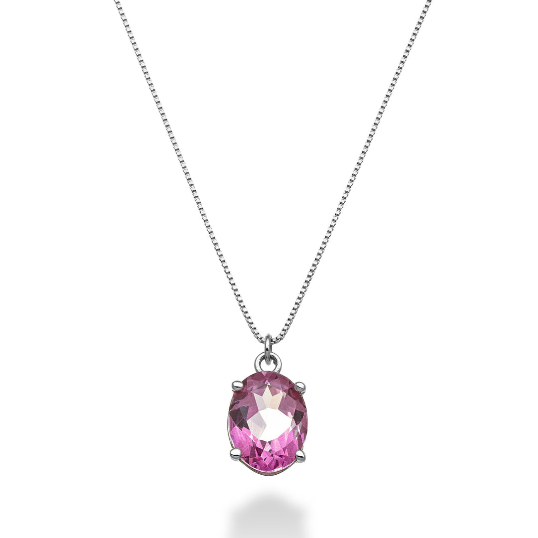 Nihama cl 18k oválný růžový topaz 9x7 ct.2,10 ND5143O4TPPK