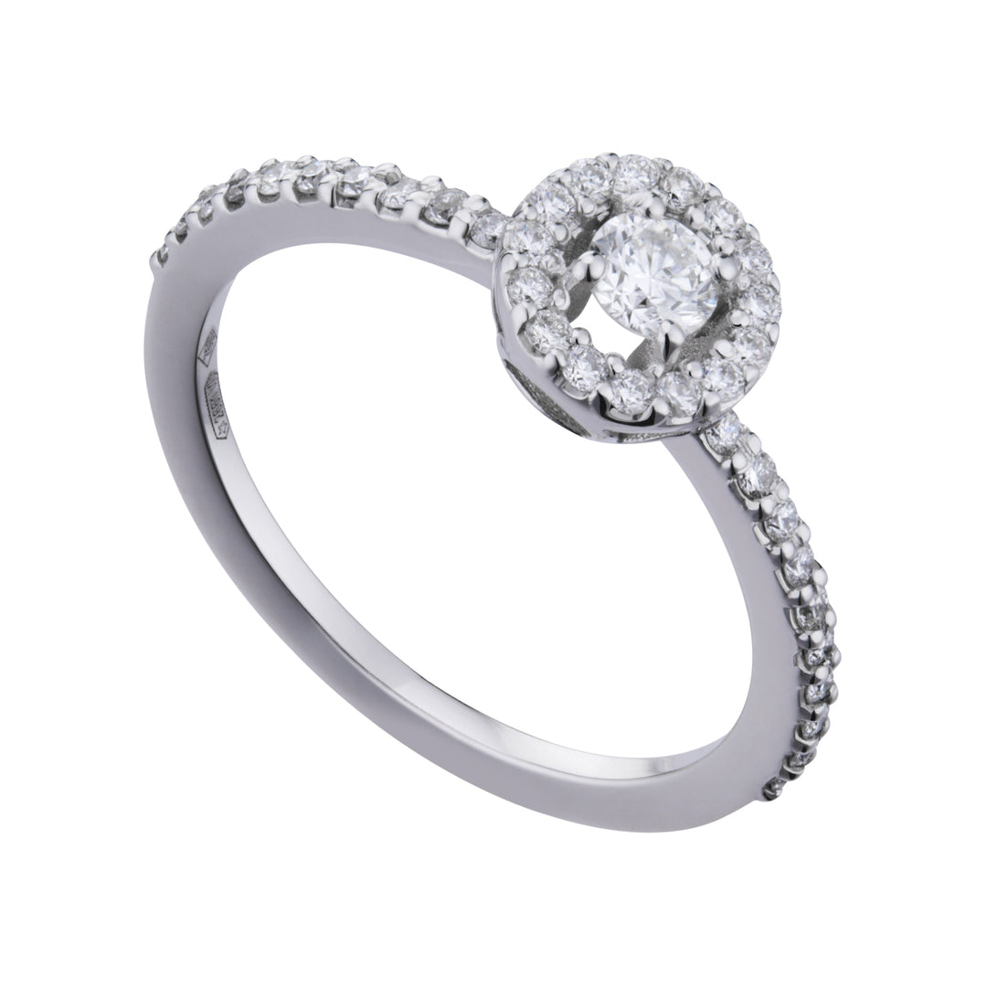 Golay cen gyűrű 0,18 ct kerek kontúrral ACT016DI1-20204110094