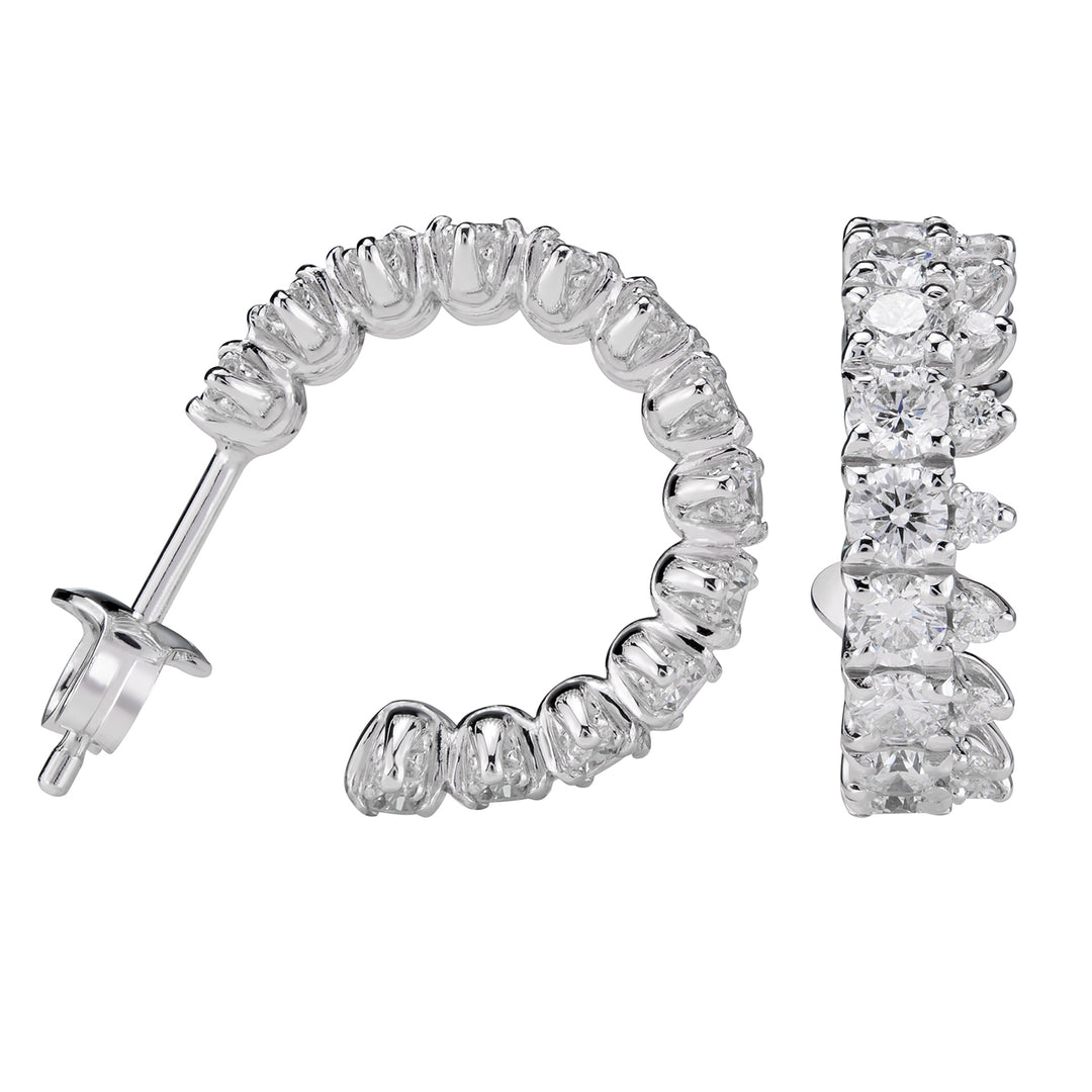Brincos de coroa de diamante Golay ct. 2,50 ODG016DI-21348110073