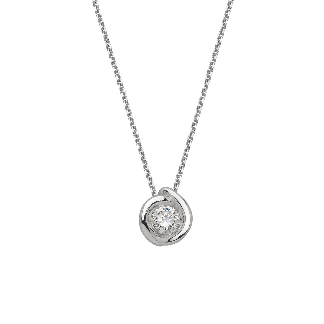 Náhrdelník World Diamond Group s přívěskem se světelným bodem Calla GIM34-18310110045