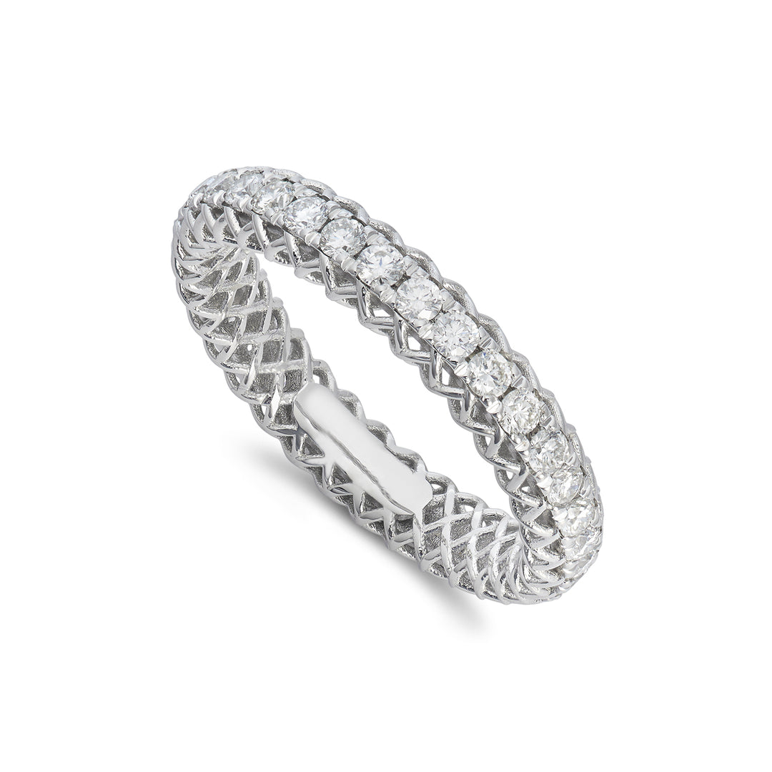 Golay lineær mesh diamantring 2,10 mm ARTG001DI85-22340110062