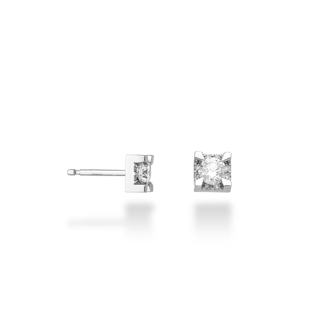 Náušnice World Diamond Group pl s diamanty mezi hroty cen.0,30ct OPLC001DI030-24157110053