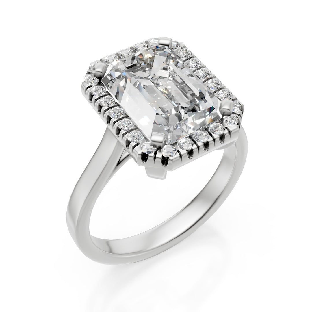 X-Diamond bir 18kt laboratuvar g.d. 3,49 ct sekizgen+kontur XXDAPU063O4OTBI349