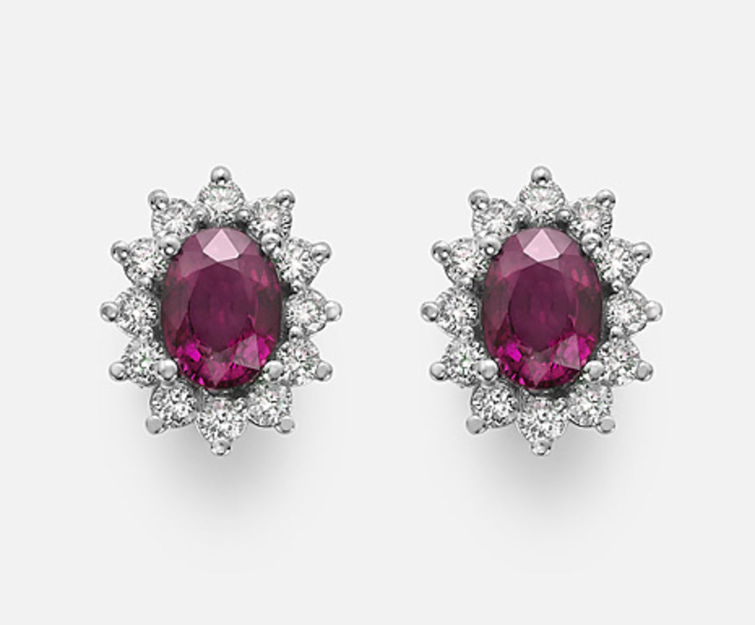 Mikiko ή 9k ρουμπίνι n. οβάλ 7x5 ct.1,70 διαστ. 0,60 ct MO5031R4RBN170