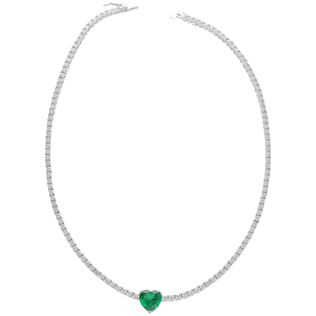 니하마 cl ag925 보석 스와로브스키 화이트 앤 그린 ND7585A4VERDE00