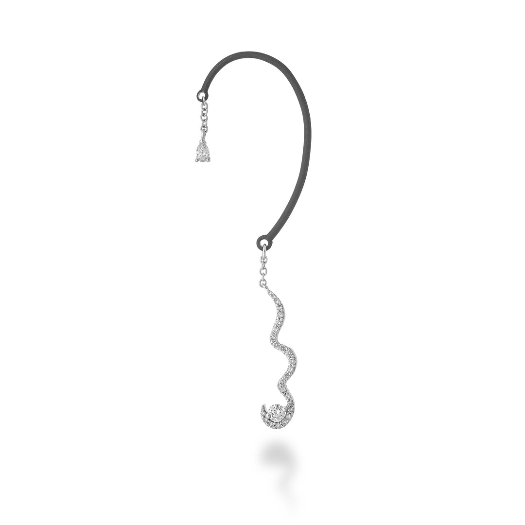 Golay venstre øre manchet ørering titanium element OEC804DBSX-26034110140