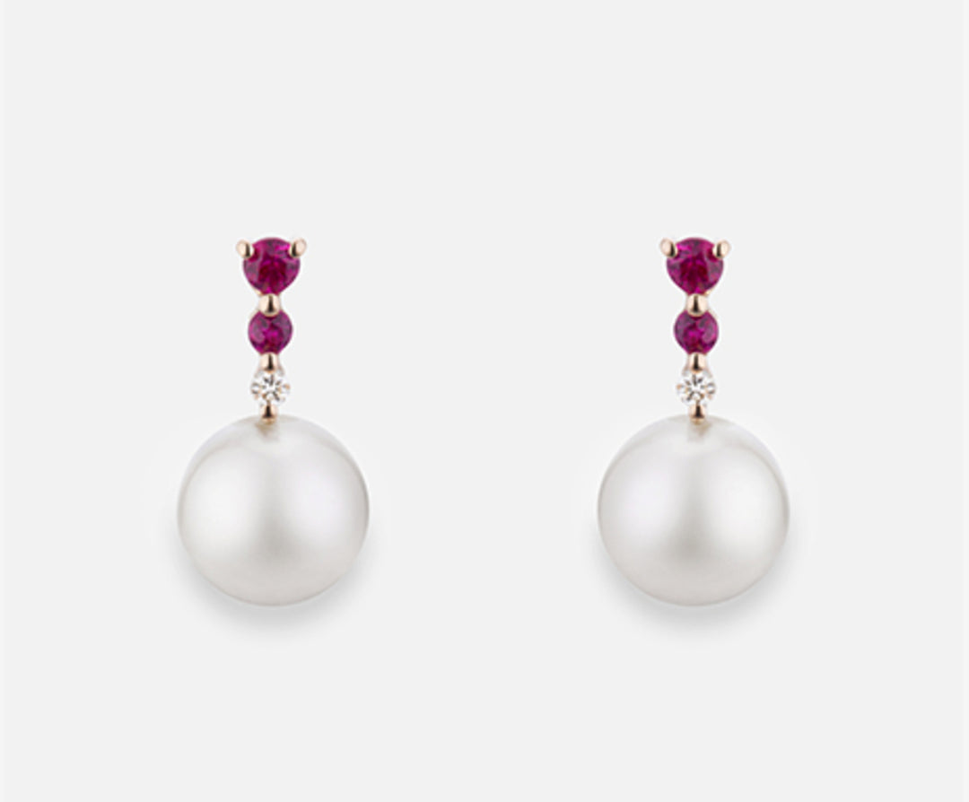 Mikiko eller 18k fw 7/7,5 dia ct.0.03 rubies ct.0.15 MO1505O3FABI070