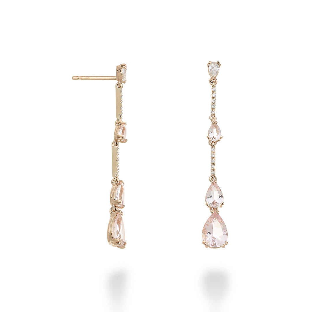 Golay pend morganite korvakorut skalaari ja bar drop. OCL197DMOP68-23139110036