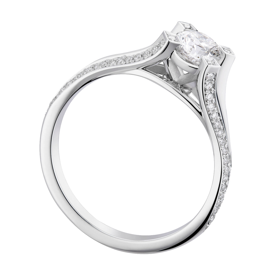 World Diamond Group ring fm griffes incas. double shank 0.58-0.67 ct ASLCFM006BDI4-19199110026