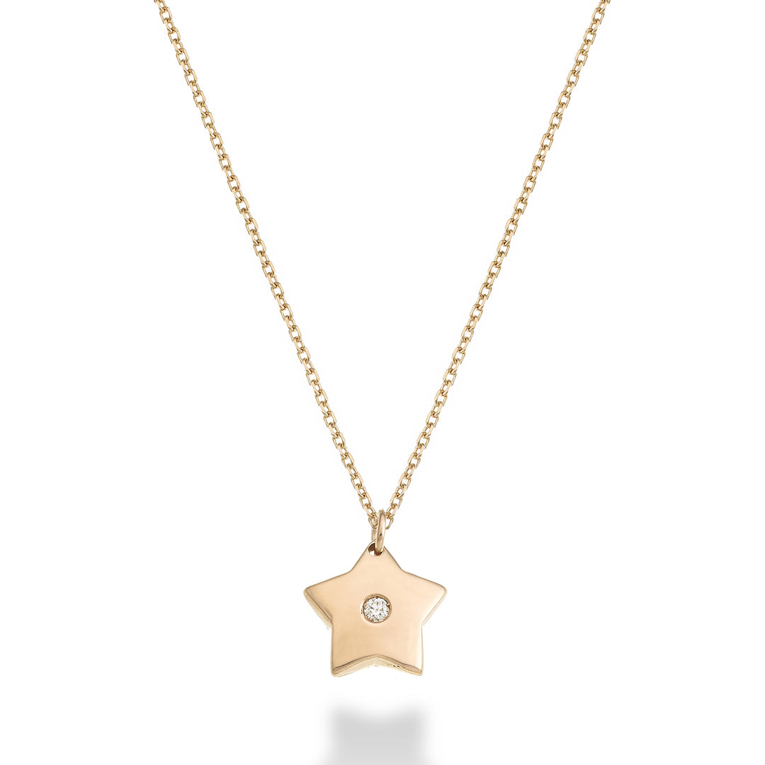 Mikiko cl étoile 18 carats 0,01 ct or rose MD5128O3BR001