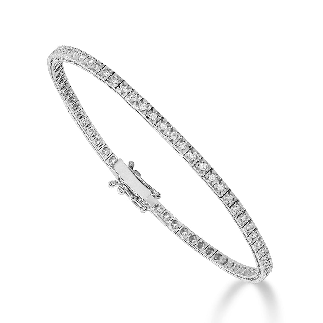 World Diamond Group – Tennisarmband mit neuer Sternlünette, ct. 0,83 BTQ040080WDI1-23321110113
