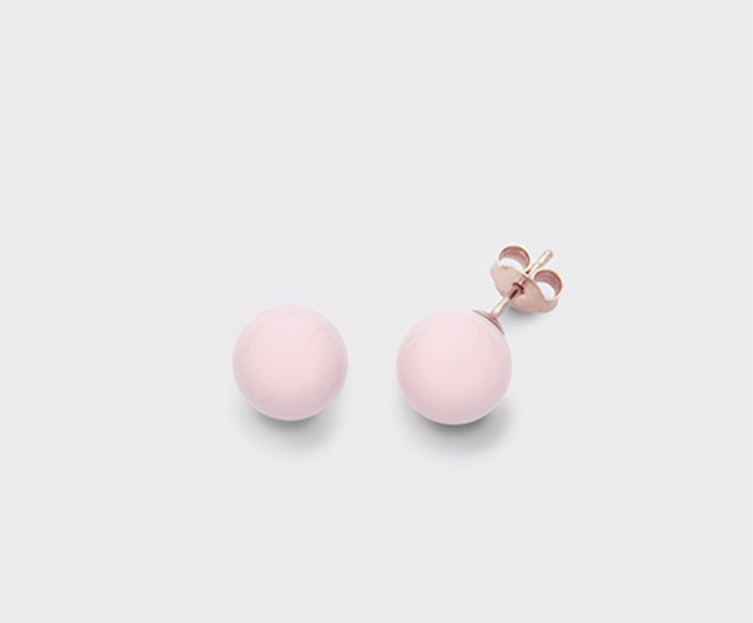 Nihama veya ag925 pembe mercan aglomeratı 10mm NO7405A3CORAL