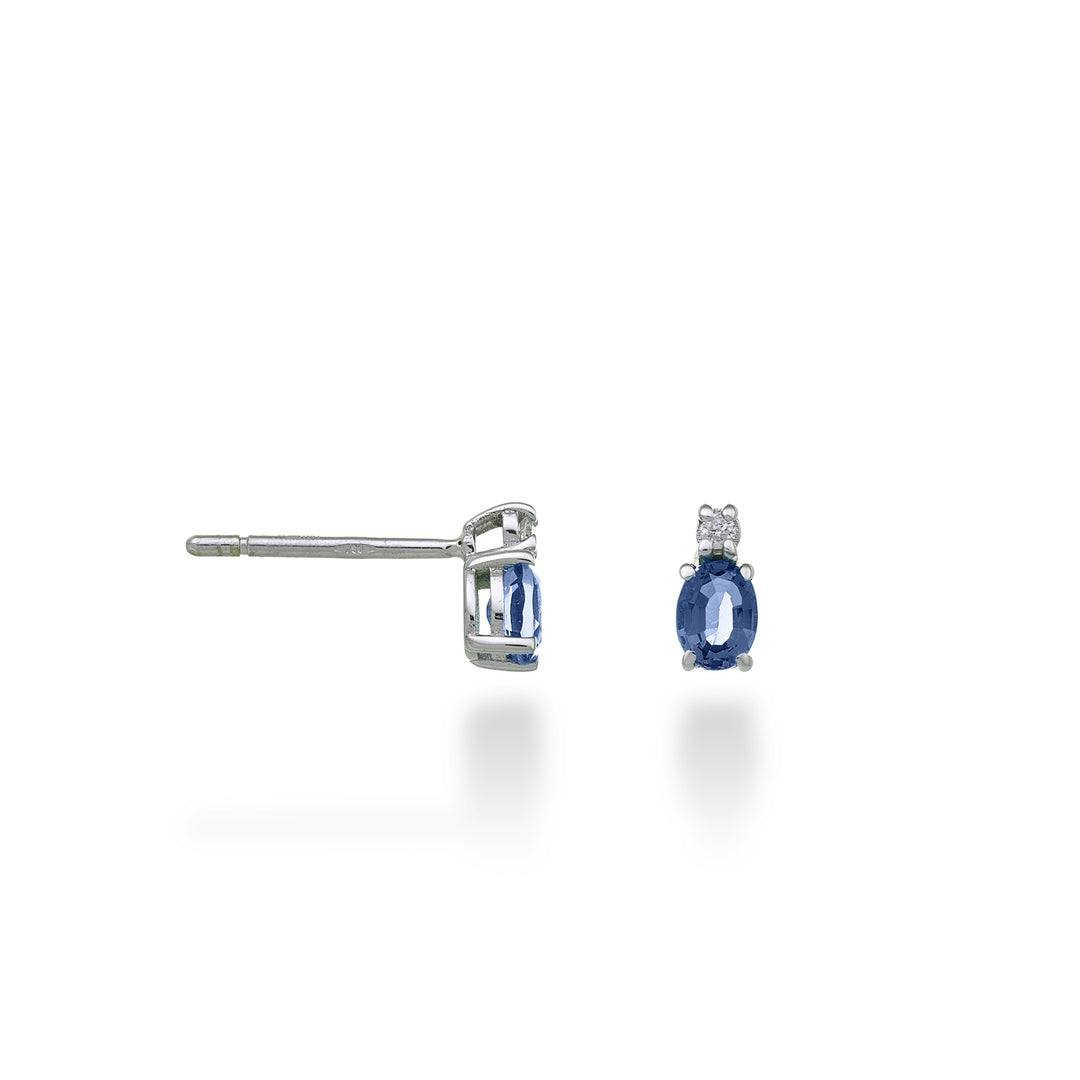 Mikiko vagy 9k ovális zafír 4x3 ct.0,40 átm. 0,02 ct MO5162R4ZFD
