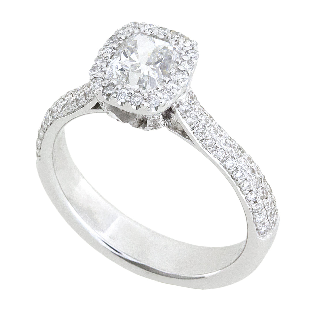골레이 솔리테어 0.90ct 쿠션 APU006090WDI-15215110003