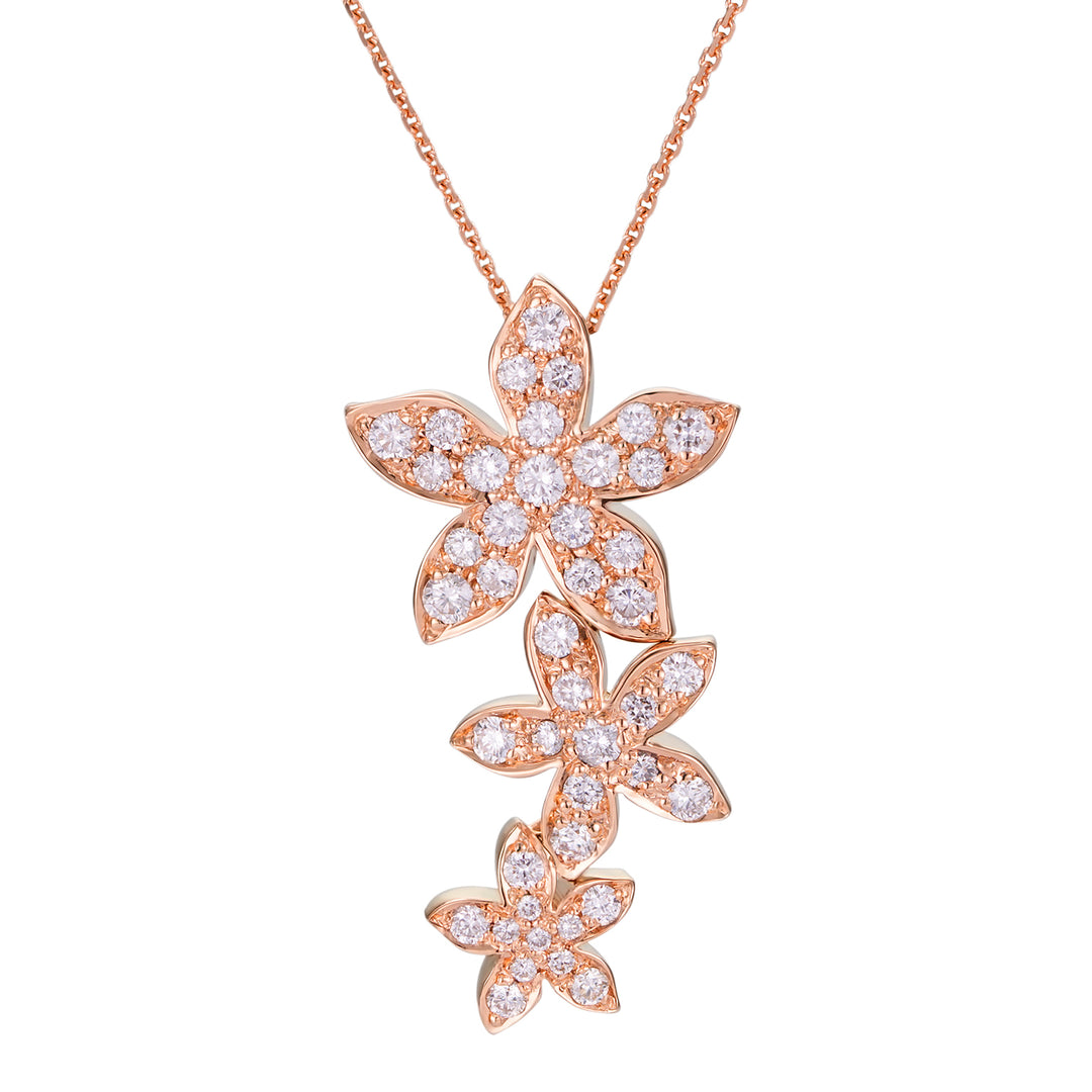 Golay anthea ketting 3 bloemen verticale ontwikkeling PPV021DI-18079110027