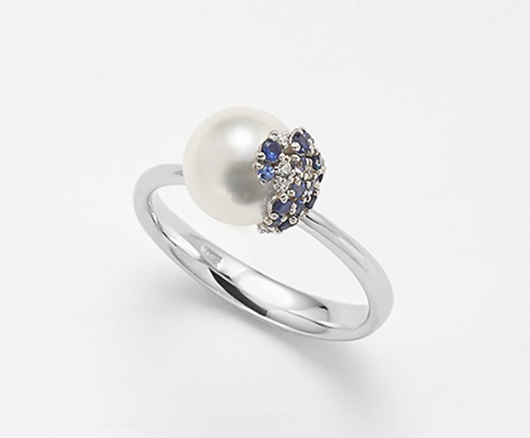 Mikiko an 18k ak 8/8,5 ct.0,08 szafiry 0,26 ct MA0768O4ABBI080