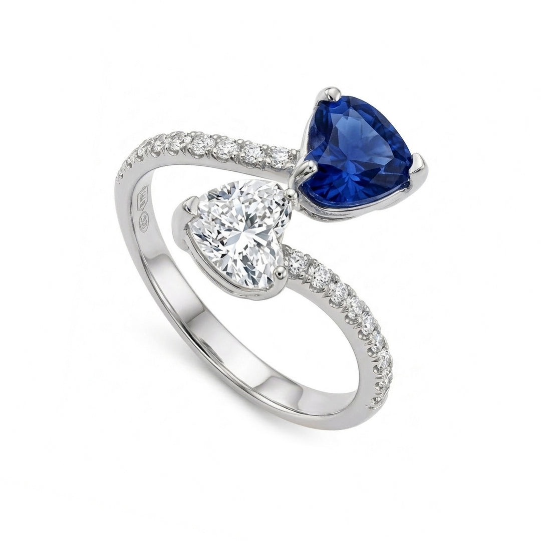Golay bilogy ring contrary zaf hearts 6x5 og diamant ABL846DZB65B-26072110152
