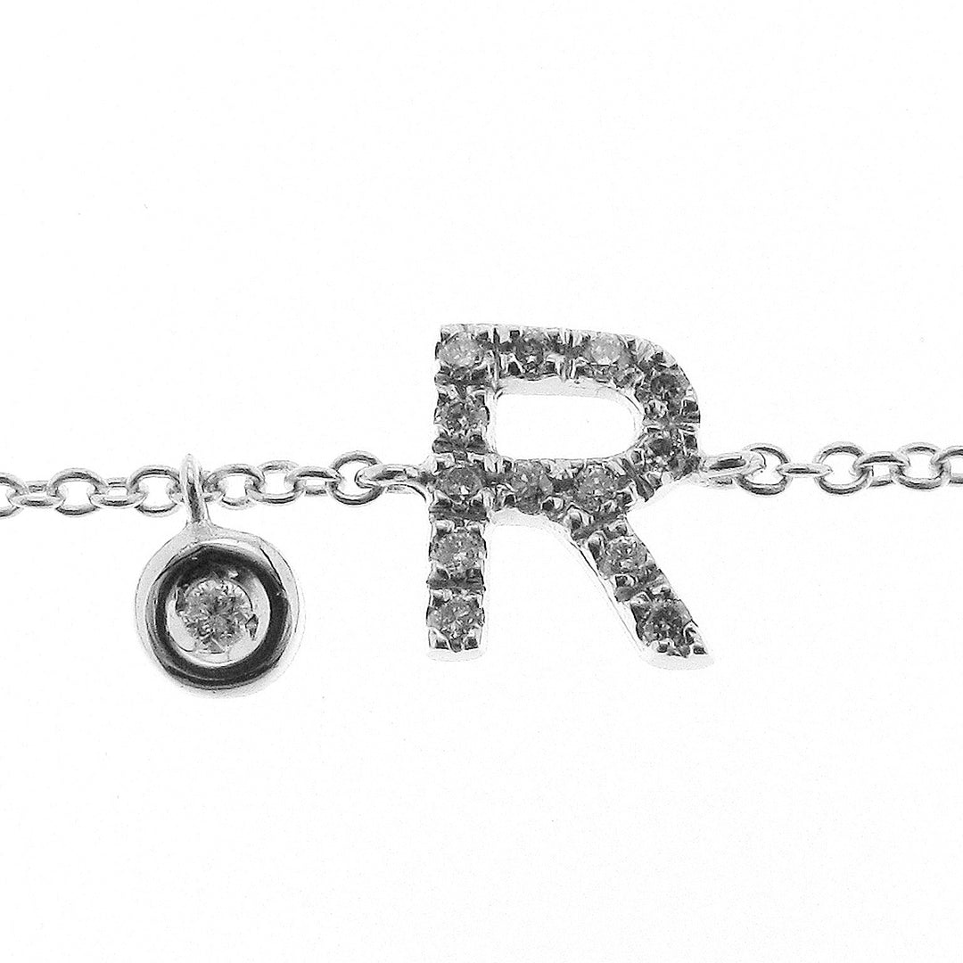 Golay armbånd med bogstavet "r" ct. 0,05 BFPR-19135110067