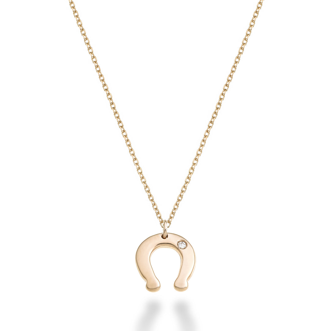 Mikiko cl 18k potcoavă aur roz 0,01 ct MD5134O3BR001
