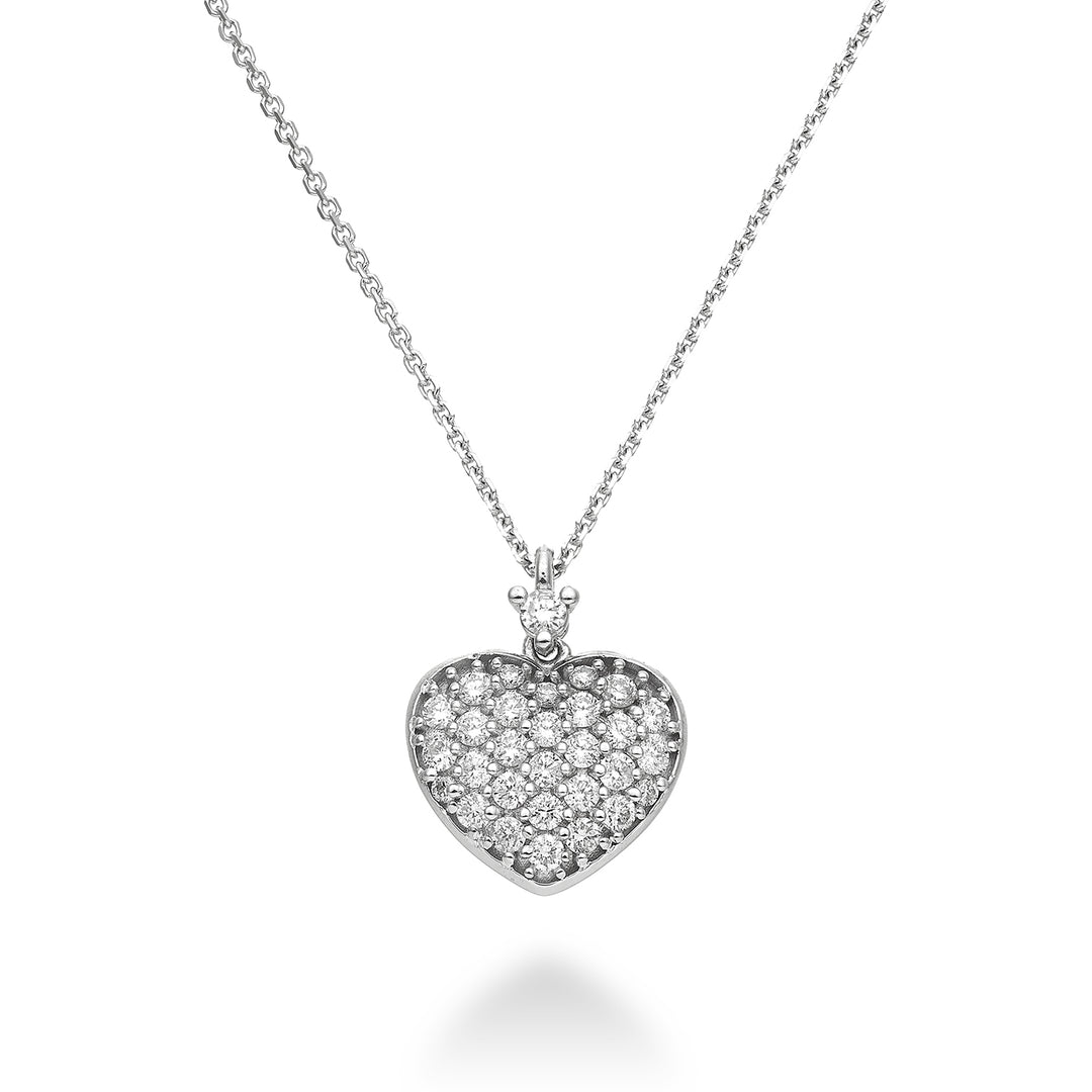 Golay cl 18k 0,34 ct inimă bombată mărimea 3 aur alb cat. alb GD5094O4BR034-3