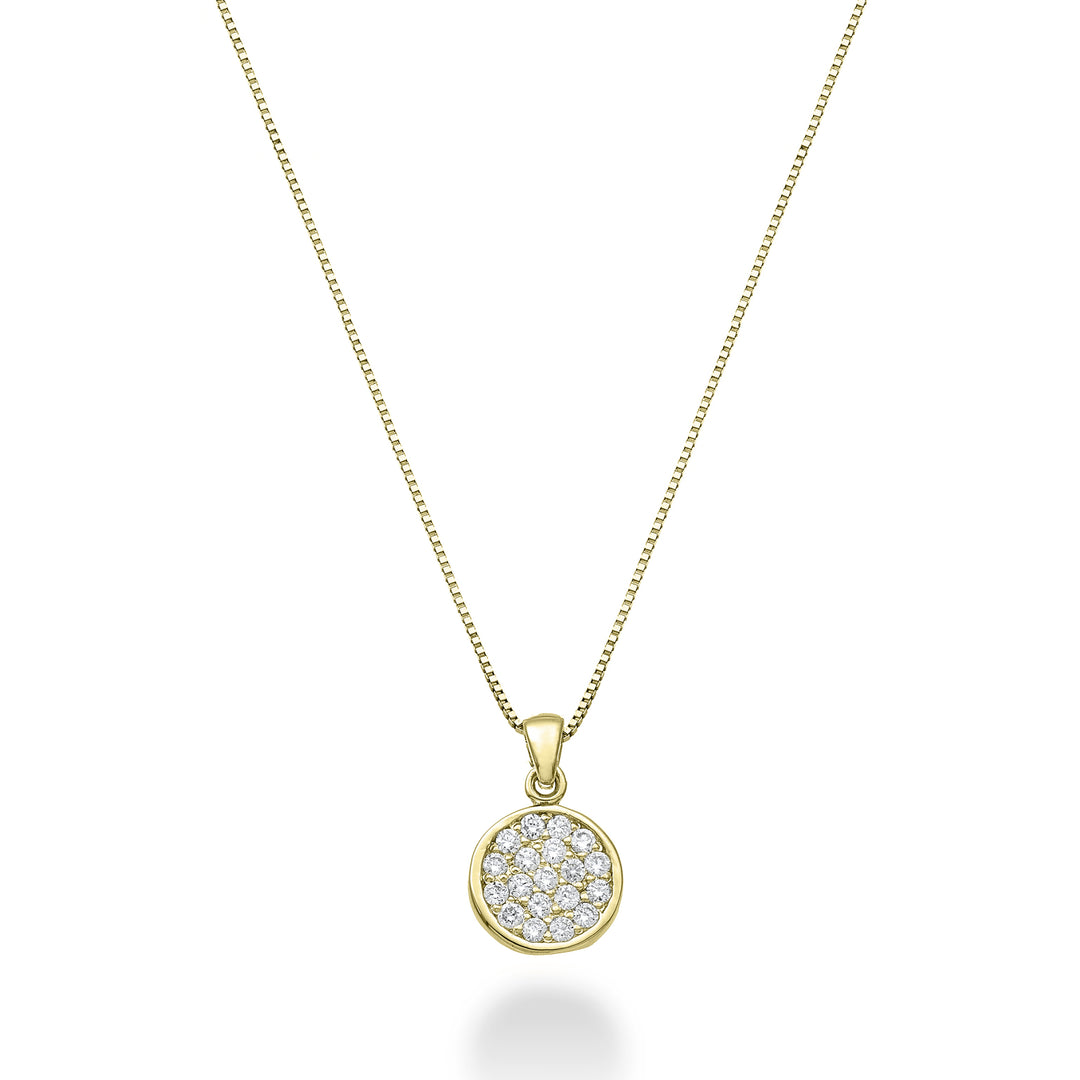 Nihama cl 18k rund 0,10 ct gult guld ND5165O1BR010