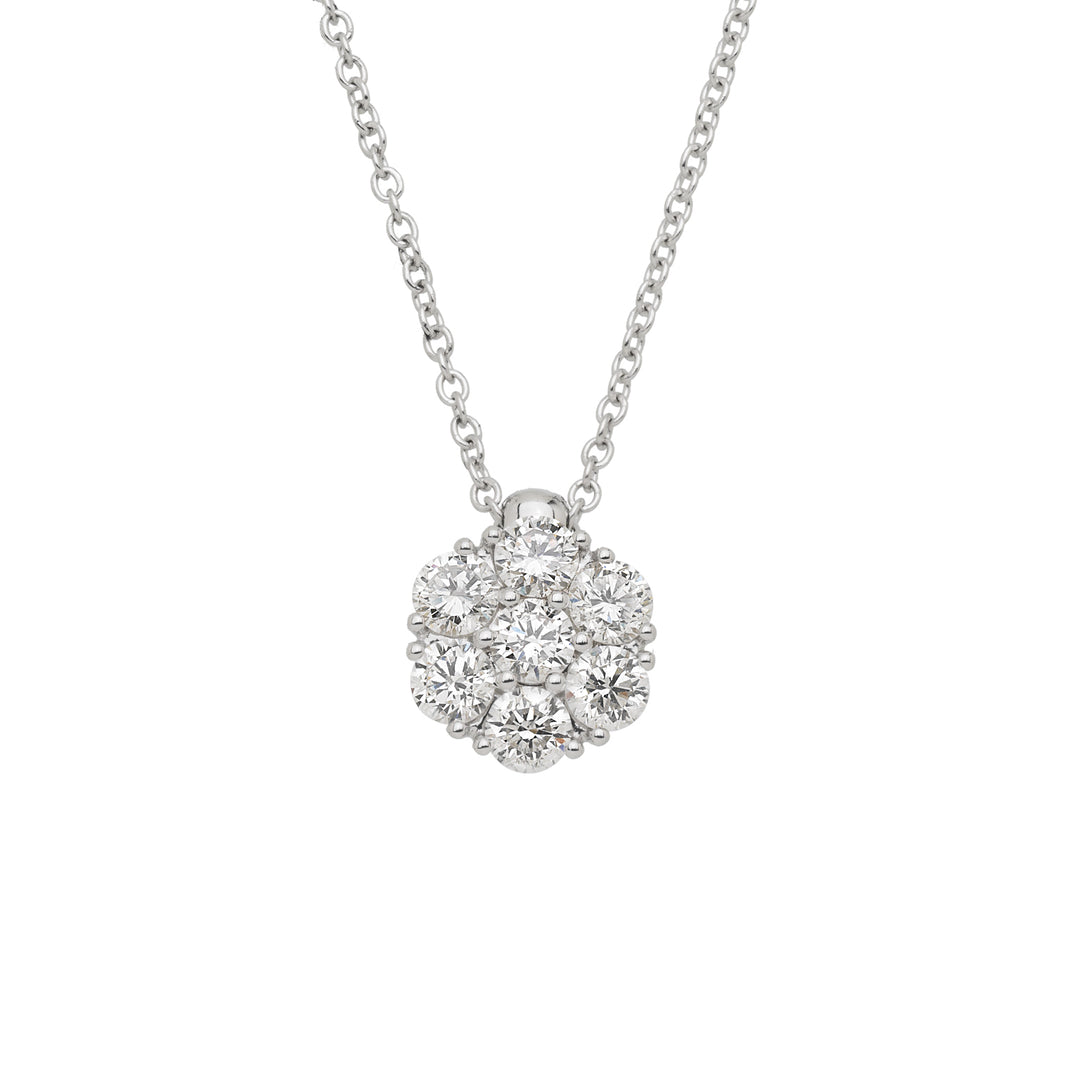 Golay multi-stone hanger collier met 7 diamanten van 0,09ct GAB21409-24205110048